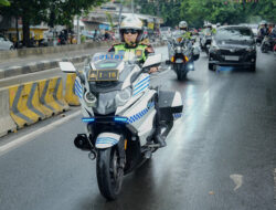 Korlantas Polri Siagakan Personel Patroli Kewilayahan Pencoblosan di DKI Jakarta