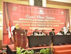 Kota Jambi Mulai Rapat Pleno Rekapitulasi Hasil Pemilu 2024