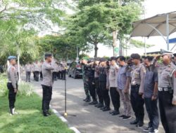 Pengamanan Pelaksanaan Rapat Pleno Terbuka Rekapitulasi Hasil Penghitungan Suara Pemilu 2024 Tingkat Kabupaten Banjar