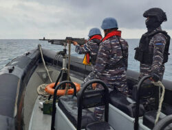 Perkuat Naluri Tempur, TNI AL Gelar Latihan Tembak di Perairan Pulau Petong