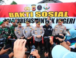 Bakti Polri Presisi Untuk Negeri, Bagikan 5000 Paket Sembako di Sukabumi