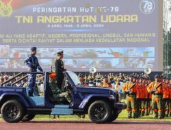 Panglima TNI Pimpin Upacara HUT ke-78 TNI AU, Amanatkan Lima Hal