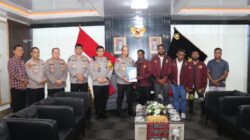 Kapolda Sumsel Terima Audiensi Ketua Komunitas Mahasiswa Papua Sriwijaya