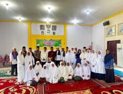 Wakili Kapolsek Indrapura, Kanit Binmas Hadiri Undangan Upah Upah & Tepung Tawar Calon Jamaah Haji